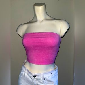 Aerie Small Pink Bandeau Top